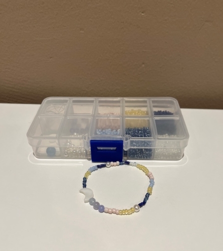 Smykkeæske, blå - 199,- 